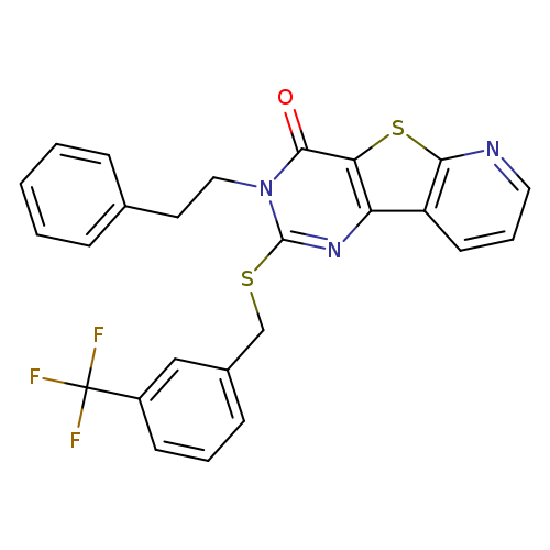 5-(2-phenylethyl)-4-({[3-(trifluoromethyl)phenyl]methyl}sulfanyl)-8-thia-3,5,10-triazatricyclo[7.4.0.0^{2,7}]trideca-1(9),2(7),3,10,12-pentaen-6-one