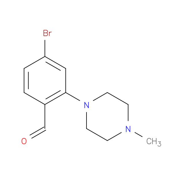 4-Bromo-2-(4-methylpiperazino)benzaldehyde
