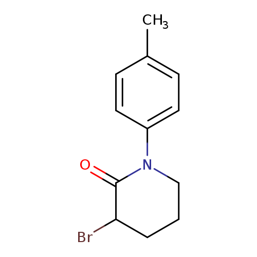 3-bromo-1-(4-methylphenyl)piperidin-2-one