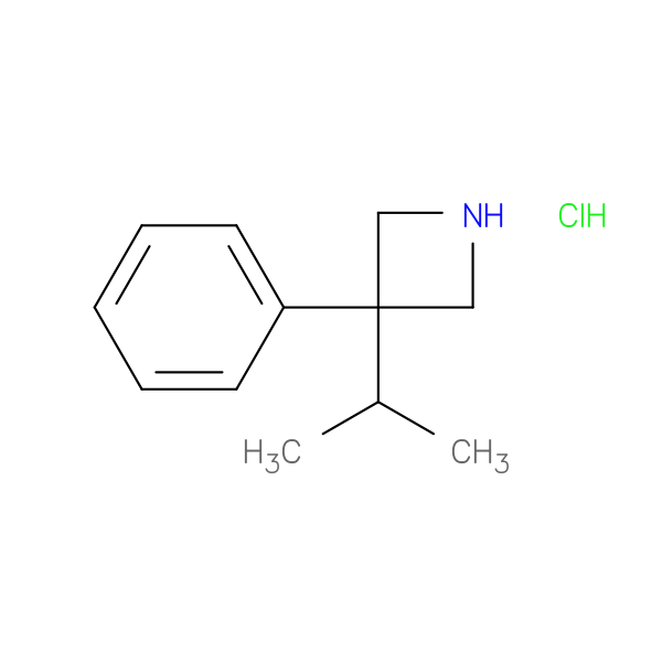 3-phenyl-3-(propan-2-yl)azetidine hydrochloride