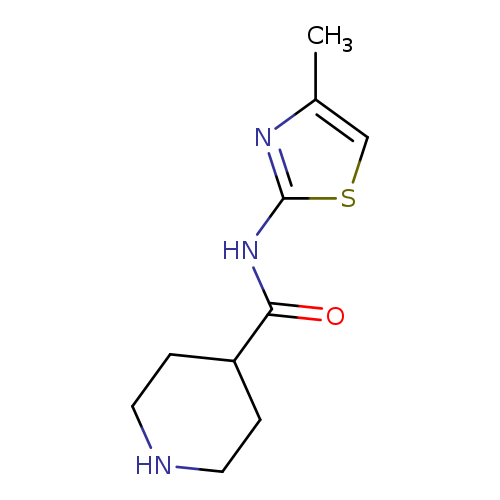 N-(4-methyl-1,3-thiazol-2-yl)piperidine-4-carboxamide