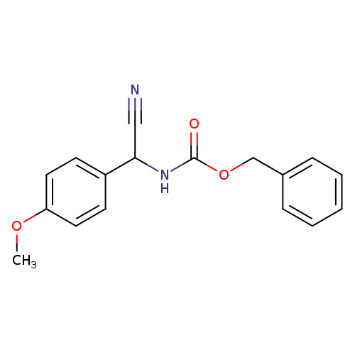 benzyl N-[cyano(4-methoxyphenyl)methyl]carbamate