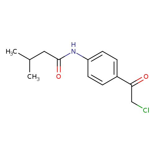 N-[4-(2-chloroacetyl)phenyl]-3-methylbutanamide