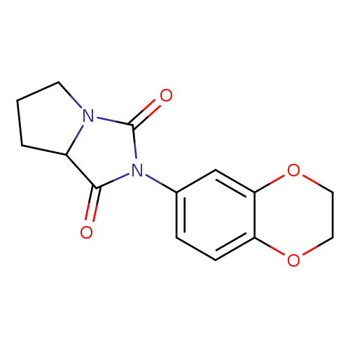 2-(2,3-dihydro-1,4-benzodioxin-6-yl)-hexahydro-1H-pyrrolo[1,2-c]imidazole-1,3-dione