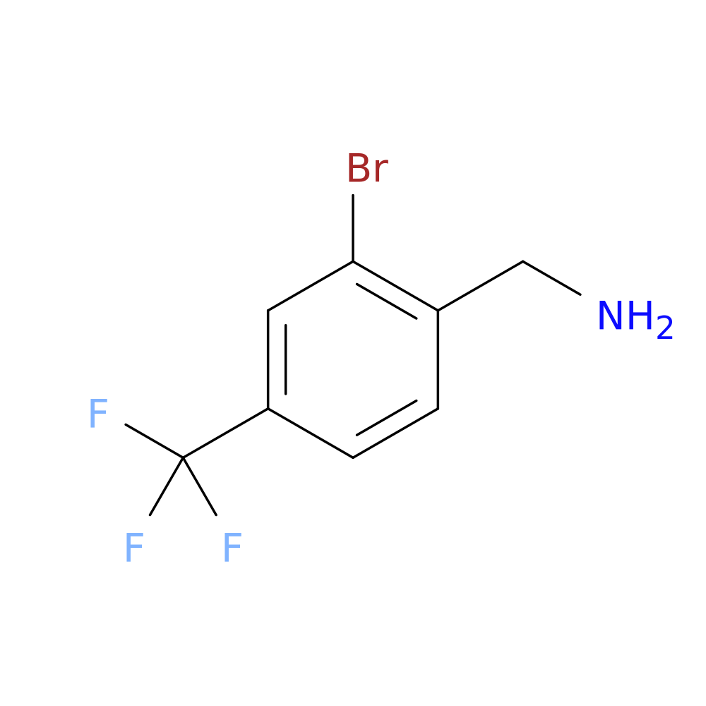 (2-Bromo-4-(trifluoromethyl)phenyl)methanamine
