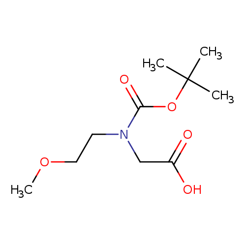2-{[(tert-butoxy)carbonyl](2-methoxyethyl)amino}acetic acid