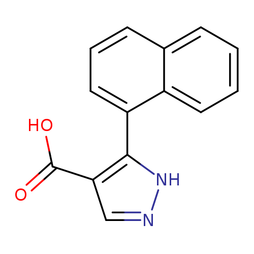 5-(naphthalen-1-yl)-1H-pyrazole-4-carboxylic acid