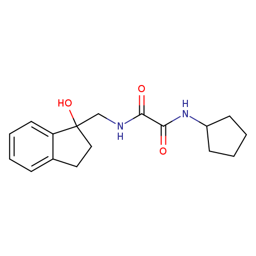N'-cyclopentyl-N-[(1-hydroxy-2,3-dihydro-1H-inden-1-yl)methyl]ethanediamide