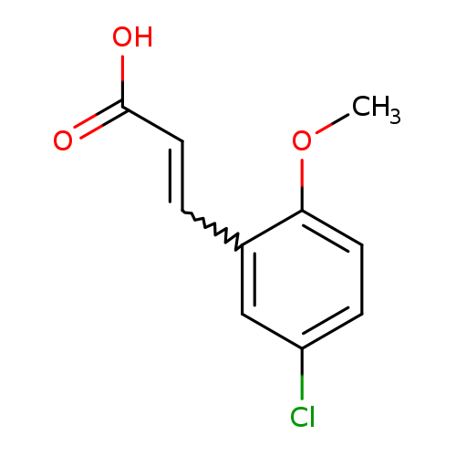 3-(5-chloro-2-methoxyphenyl)prop-2-enoic acid