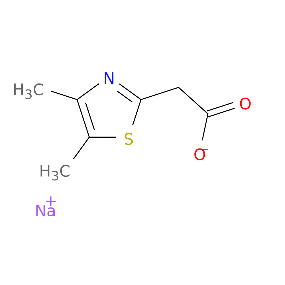 sodium 2-(dimethyl-1,3-thiazol-2-yl)acetate