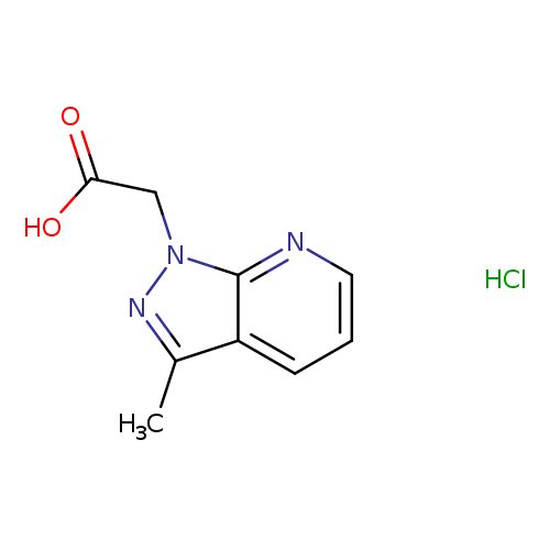 2-{3-methyl-1h-pyrazolo[3,4-b]pyridin-1-yl}acetic acid hydrochloride