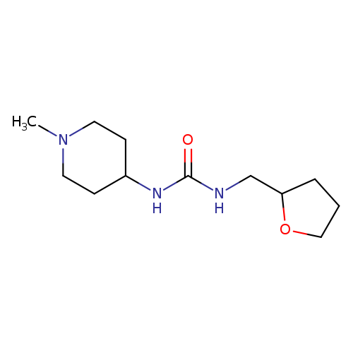 1-(1-methylpiperidin-4-yl)-3-[(oxolan-2-yl)methyl]urea