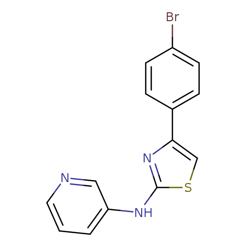 N-[4-(4-bromophenyl)-1,3-thiazol-2-yl]pyridin-3-amine