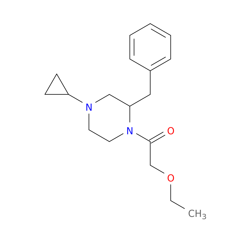 1-(2-benzyl-4-cyclopropylpiperazin-1-yl)-2-ethoxyethan-1-one