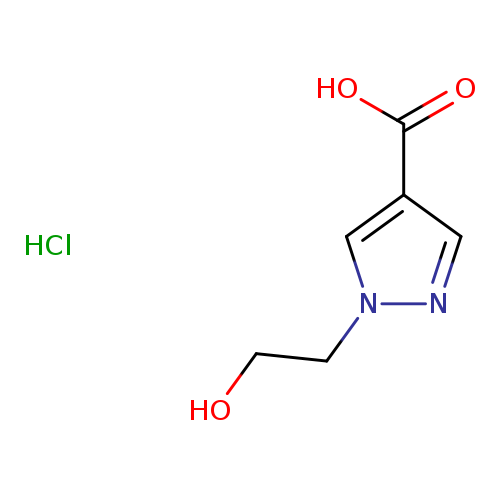 1-(2-hydroxyethyl)-1H-pyrazole-4-carboxylic acid hydrochloride