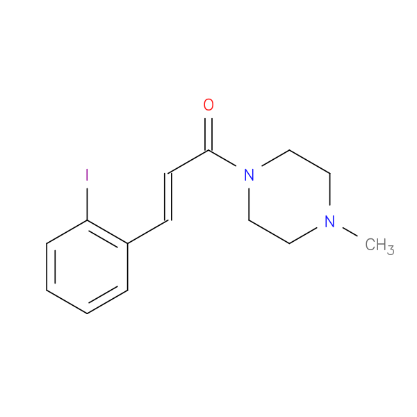 (2E)-3-(2-iodophenyl)-1-(4-methylpiperazin-1-yl)prop-2-en-1-one
