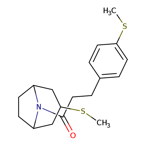 1-[3-(methylsulfanyl)-8-azabicyclo[3.2.1]octan-8-yl]-3-[4-(methylsulfanyl)phenyl]propan-1-one