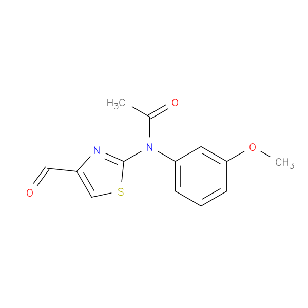 N-(4-formyl-1,3-thiazol-2-yl)-N-(3-methoxyphenyl)acetamide