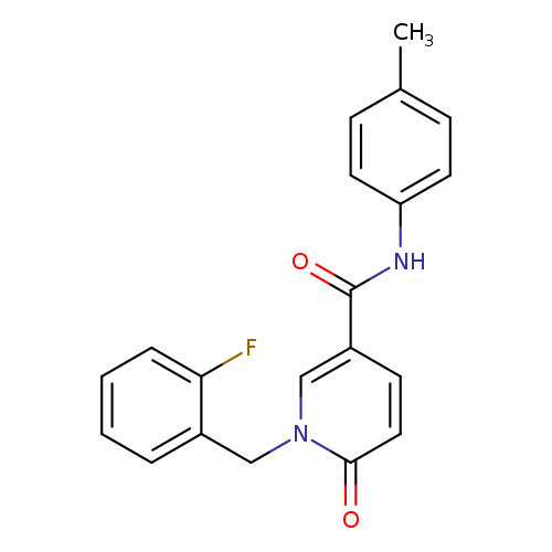 1-[(2-fluorophenyl)methyl]-N-(4-methylphenyl)-6-oxo-1,6-dihydropyridine-3-carboxamide
