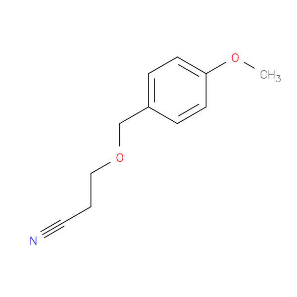 3-[(4-Methoxyphenyl)methoxy]propanenitrile