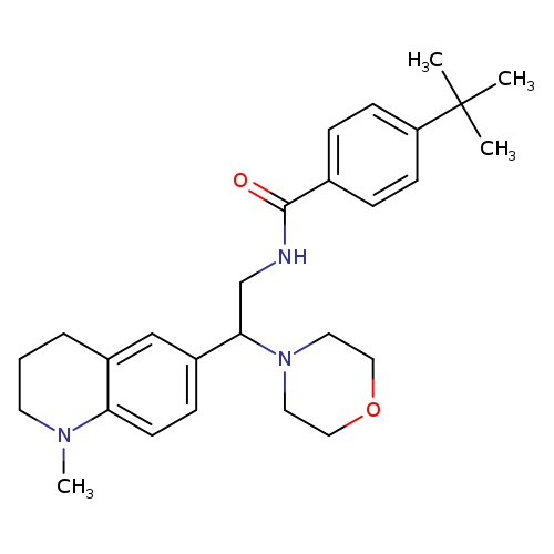 4-tert-butyl-N-[2-(1-methyl-1,2,3,4-tetrahydroquinolin-6-yl)-2-(morpholin-4-yl)ethyl]benzamide