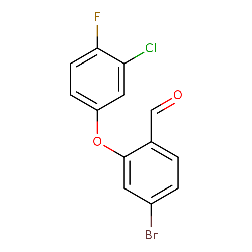 4-bromo-2-(3-chloro-4-fluorophenoxy)benzaldehyde