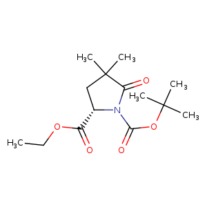 (S)-1-tert-butyl 2-ethyl 4，4-dimethyl-5-oxopyrrolidine-1，2-dicarboxylate