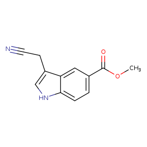 1H-Indole-5-carboxylic acid, 3-(cyanomethyl)-, methyl ester