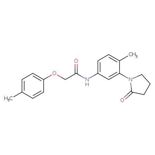 N-[4-methyl-3-(2-oxopyrrolidin-1-yl)phenyl]-2-(4-methylphenoxy)acetamide