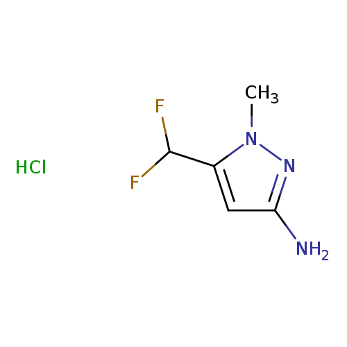 5-(Difluoromethyl)-1-methyl-1H-pyrazol-3-amine hydrochloride