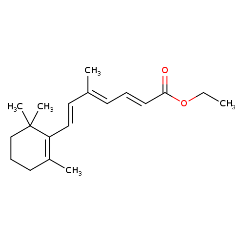 2,4,6-Heptatrienoic acid,5-methyl-7-(2,6,6-trimethyl-1-cyclohexen-1-yl)-, ethyl ester, (E,E,E)-