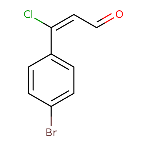 2-Propenal, 3-(4-bromophenyl)-3-chloro-, (2E)-