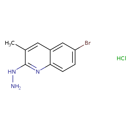 6-Bromo-2-hydrazino-3-methylquinoline hydrochloride