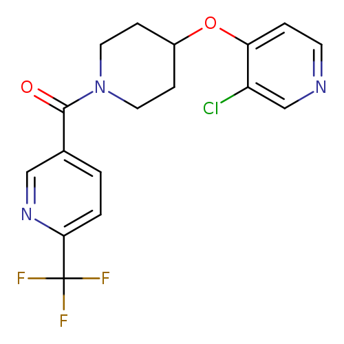 5-{4-[(3-chloropyridin-4-yl)oxy]piperidine-1-carbonyl}-2-(trifluoromethyl)pyridine