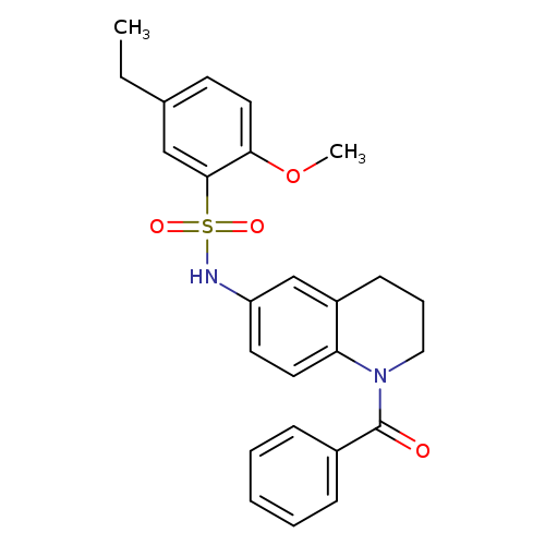 N-(1-benzoyl-1,2,3,4-tetrahydroquinolin-6-yl)-5-ethyl-2-methoxybenzene-1-sulfonamide
