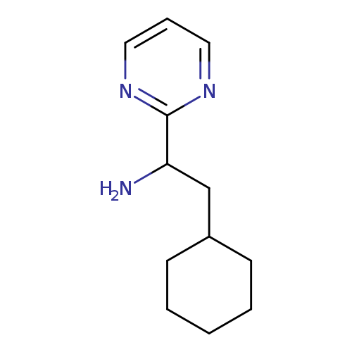 2-Cyclohexyl-1-(pyrimidin-2-yl)ethan-1-amine