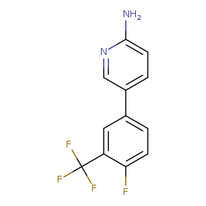 2-Amino-5-[4-fluoro-3-(trifluoromethyl)phenyl]pyridine