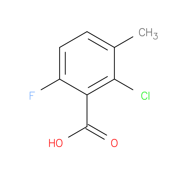 2-Chloro-6-fluoro-3-methylbenzoic acid