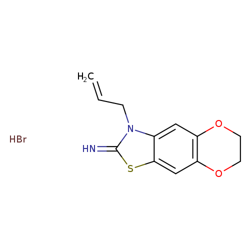 3-ALLYL-6,7-DIHYDRO-[1,4]DIOXINO[2',3':4,5]BENZO[1,2-D]THIAZOL-2(3H)-IMIN+