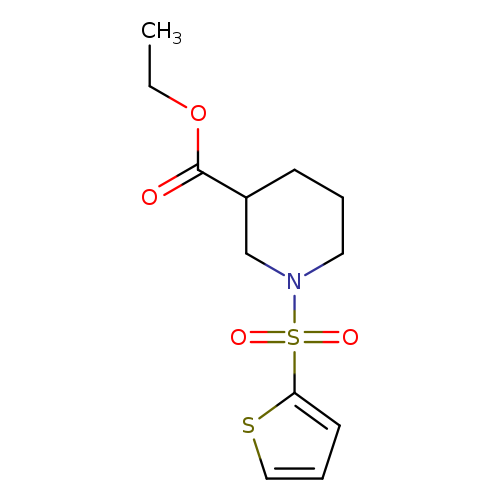 Ethyl 1-(thiophen-2-ylsulfonyl)piperidine-3-carboxylate