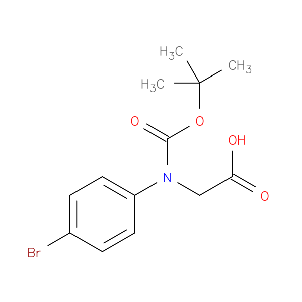 2-((4-bromophenyl)(tert-butoxycarbonyl)amino)aceticacid