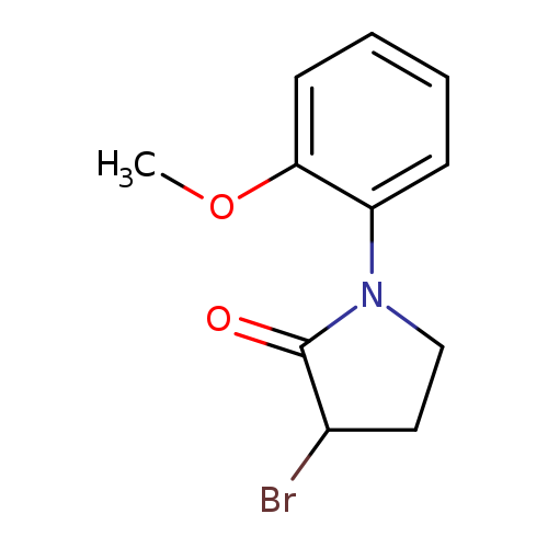 3-bromo-1-(2-methoxyphenyl)pyrrolidin-2-one