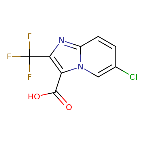 6-Chloro-2-(trifluoromethyl)imidazo[1,2-a]pyridine-3-carboxylic acid