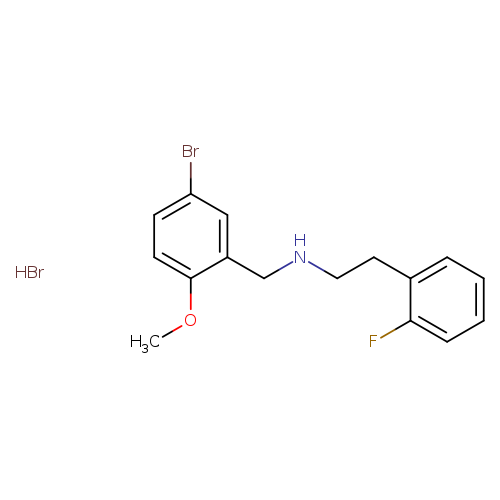 N-(5-bromo-2-methoxybenzyl)-2-(2-fluorophenyl)ethanamine hydrobromide