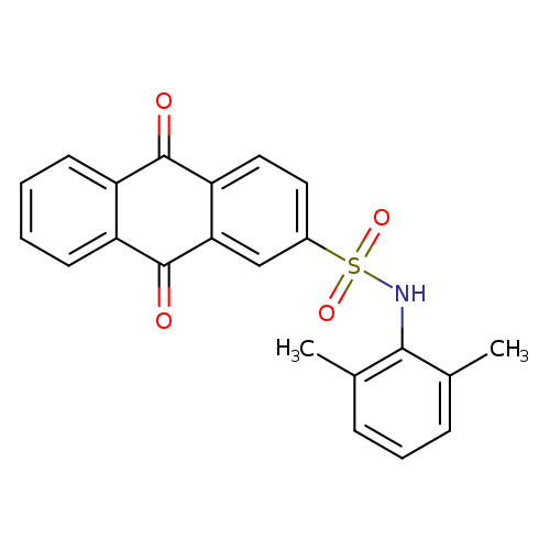 N-(2,6-dimethylphenyl)-9,10-dioxo-9,10-dihydroanthracene-2-sulfonamide