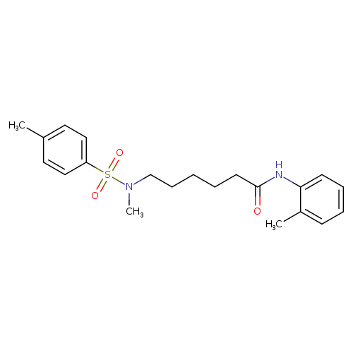 6-(N-methyl4-methylbenzenesulfonamido)-N-(2-methylphenyl)hexanamide