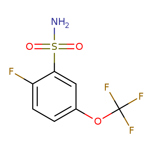2-fluoro-5-(trifluoromethoxy)benzene-1-sulfonamide