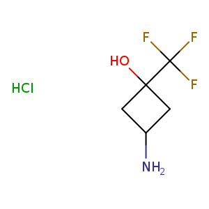 Cyclobutanol, 3-amino-1-(trifluoromethyl)-, hydrochloride (1:1)