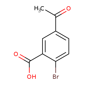 Benzoic acid, 5-acetyl-2-bromo-