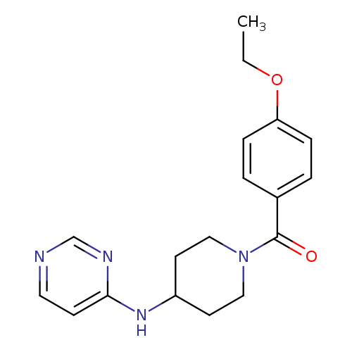 N-[1-(4-ethoxybenzoyl)piperidin-4-yl]pyrimidin-4-amine